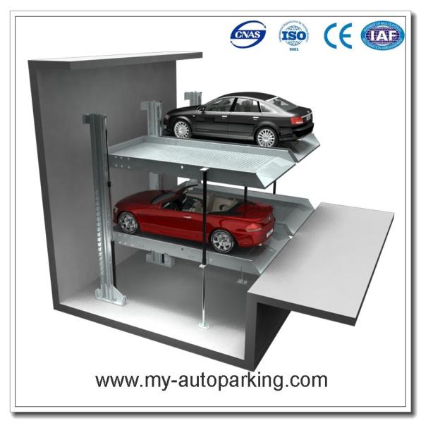 2,4,6 Cars Automatic Car Garage Lift for Basement/Underground Hydraulic Car Lift