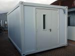 Warehouse 40ft Flat Pack Shipping Container Office With Q235 / Q345 Light Steel
