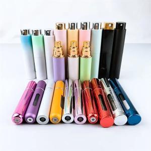 China Matte Colourful Mini Travel Portable Refillable Glass Spray Bottle factory