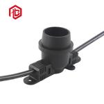 300VAC PVC Nylon 2 Pin Waterproof IP68 E27 Bulb Holder