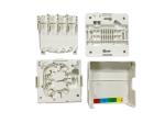 4 Ports Indoor Fiber Optic Termination Box DIN Rack Mounted OTB With Dustproof