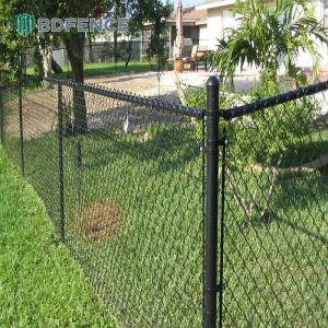 50ft Roll PVC Coated Galvanized Steel Diamond Cyclone Wire Mesh Chain Link Fence