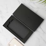Rigid Black Mobile Case Packaging Box Kraft Paper Coated Paper