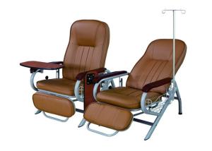 China Manual Hospital Furniture Chairs Transfusion Chair With Rotating Table factory