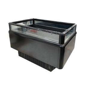 China High Quality Self Contained Dual Temp Island Open Display Case Merchandiser 57&quot; Wide factory