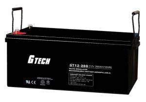 China Pasted Flat Type High Capacity Lead Acid Battery , AGM VRLA Deep Cycle Battery factory
