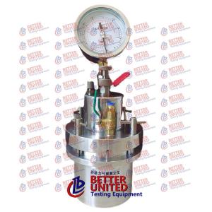 China 1 Litre Air Entrainment Meter Mortar Testing Equipment JISA1228 Standard factory