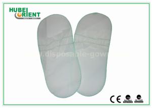 China Disposable White Elasticized Men / Women'S Toe Shoes For Beauty Centers factory