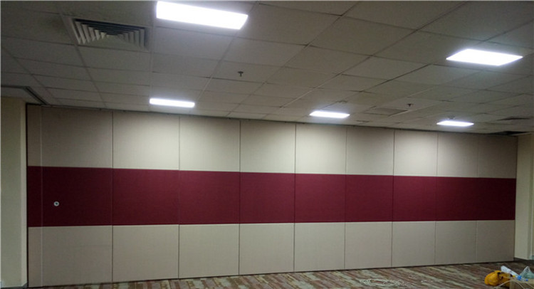 Melamine Acoustic Partition Wall For Function Hall , Sliding Soundproof Room Dividers