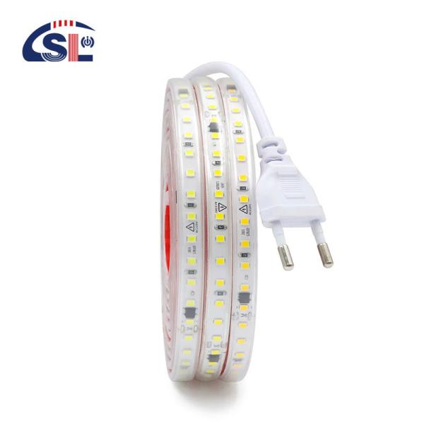 SL-2835-180D-220V LED Strip Light 8mm 120leds 3000K4000K6500K Electroplate
