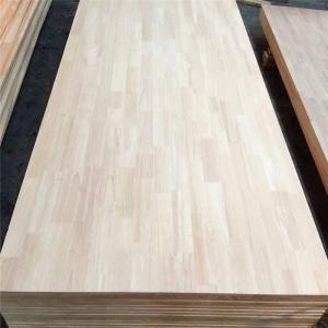 China 100-1220mm Width Rubber Finger Jointed Wood Boards Furniture Table Top Rounded Corners factory