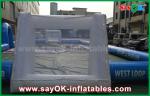 Inflatable Football Toss Game Blue Inflatable Football Field Areas Playground