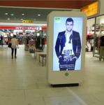 Advertising 65'' Outdoor Lcd Digital Signage Waterproof Standing