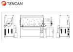 Laboratory Inert Gas Glove Box with 1200*1000*930mm Chamber CE / ISO Approval