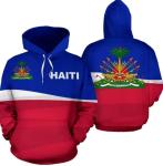 Custom Name Number Haitian Full Sublimation Sweatshirt Nation Flag Country