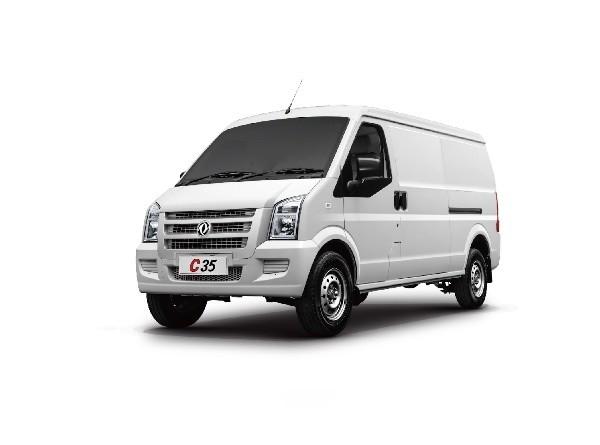 DFSK C35 Vans And Trucks 1290kg Logistics Cargo Mini Van With Double Sliding