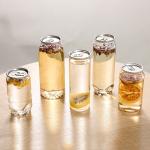 210ml 350ml 500ml Clear Plastic Beer Cans / Juice Cans Custom