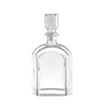 Aluminum Plastic PP Collar Material 750ml Vodka Wine Glass Bottle for Customizat