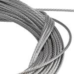 1/4" T316 Stainless Steel Cable 7x19 250FT Wire Rope For Aircraft Deck Railing