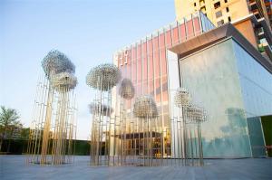 China School Mirror Fish Stainless Steel Sculptures Polished Customized factory