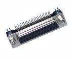 Male 25 Pin D Sub Connector White DP Type For Waterproof Electrical Wire