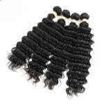 Deep Wave Peruvian Human Hair Weave , Peruvian Virgin Wavy Hair For Dream Girl