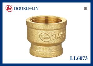 China Female x Female Reduced Socket 3/8&quot; Brass Threaded Fittings factory