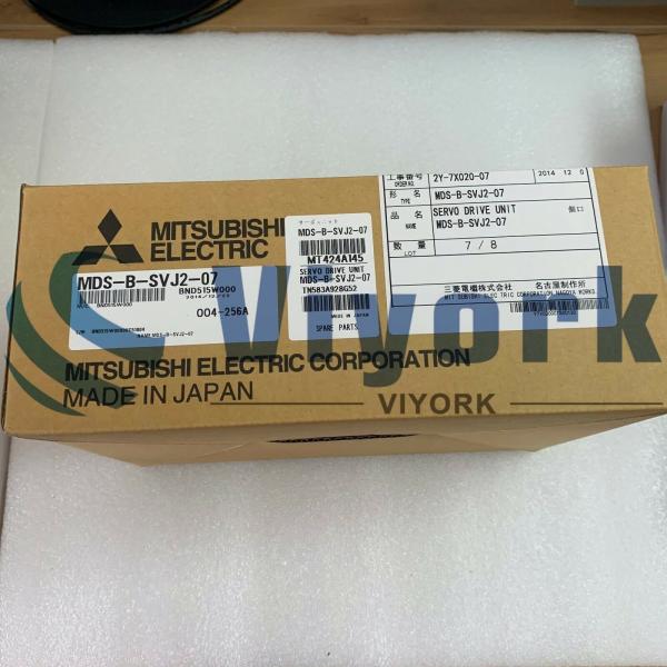 Mitsubishi MDS-B-SVJ2-07 Servo Drive CNC 3.8A 3PHASE 200-230VAC 50 / 60HZ 700W