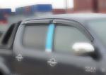 Injection Molding Car Window Visors Rain Shield For TOYOTA HILUX REVO 2015 2016