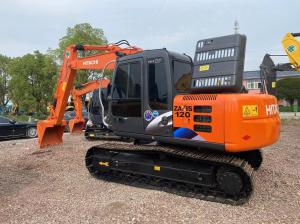 China 5.5KM/H Hitachi Used Equipment Hitachi ZX120 Excavator Crawler Hydraulic For Operation factory