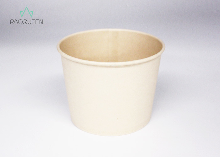 Compostable Takeaway Food Containers Tree Free Natural Color Bamboo Pulp Paper