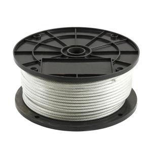 China 6.5mm 6X19s FC Ungalvanized Elevator Steel Cable Wire Rope 1770 1960 MPa for Elevator factory