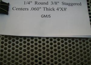 China Aluminium Perforated Metal Sheet 1mm Thickness For Doors And Windows factory