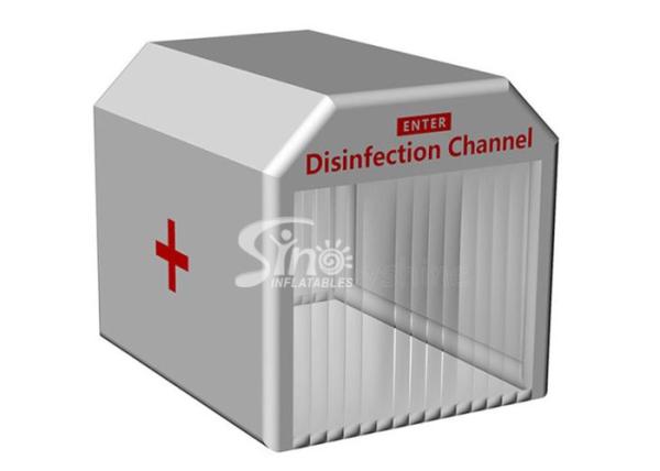 Outdoor Portable Custom Design Inflatable Disinfection Channel Tent For