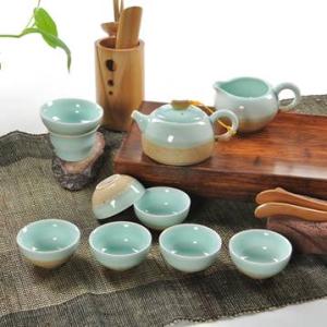 China Color Glaze Tea Set factory