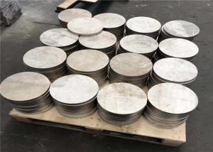 China 201 410 430 Custom Steel Fabrication , Stainless Steel Discs Round Plate Circles factory