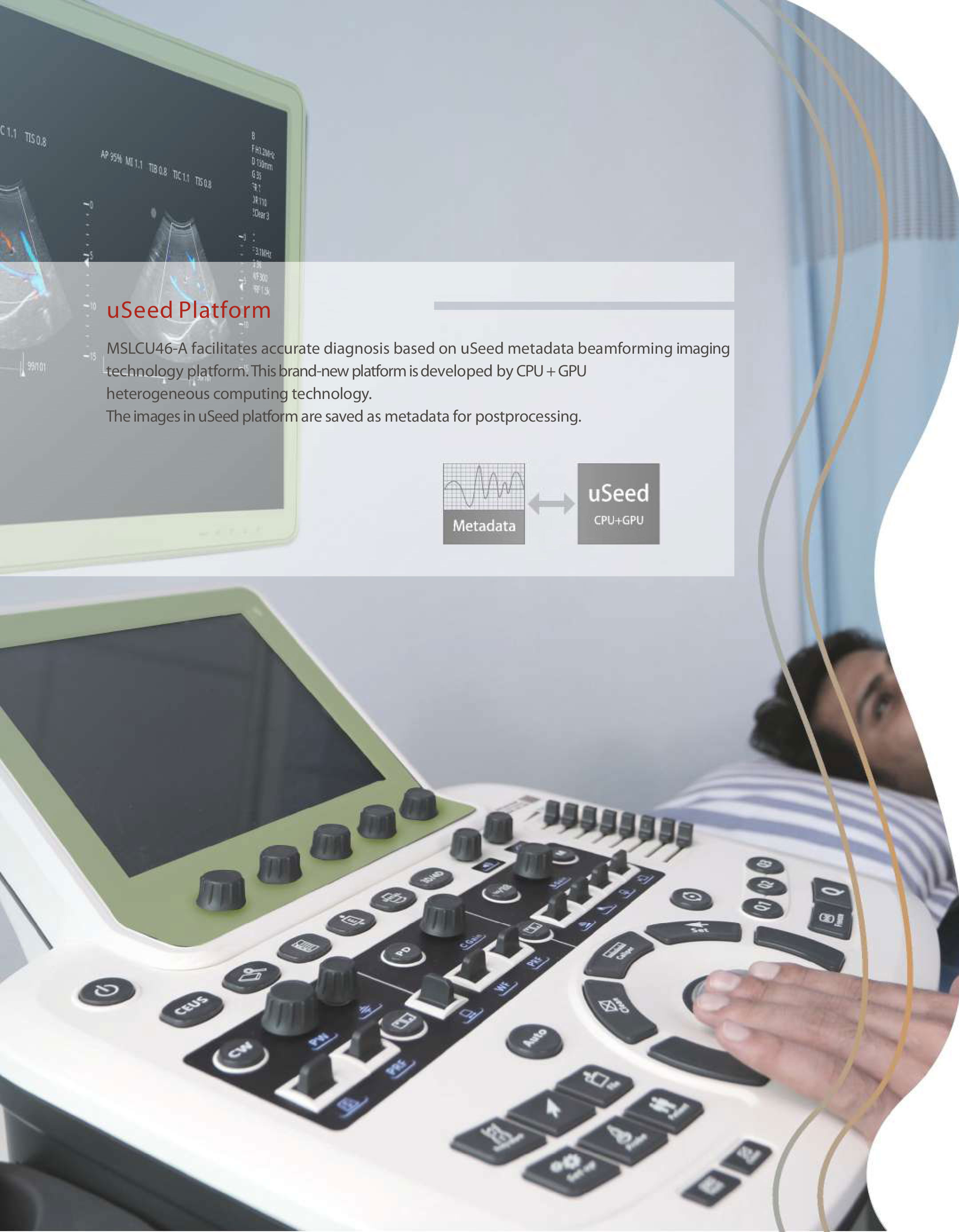 Zoncare 3D/4D Trolley Medical Digital Color Doppler Ultrasound System for Hospital