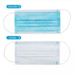 Disposable Earloop Face Mask , Meltblown Nonwoven Fabric Face Mask