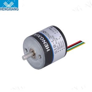China NPN Outer Diameter 18mm Mini Rotary Encoder Solid Shaft 2.5mm 60ppr 3.3Vdc factory