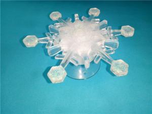 China Multi-color Various Snow Flower Light Toy for Kids LED Crystal Plastic Toys factory