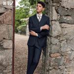 Professional Korean Style Men's Suit Perfect for Business Meetings and Formal
