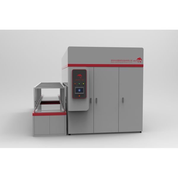 China 5 Stages Automatic Ultrasonic Cleaner With Robot Arm 200L Chamber factory