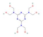 Crystalline C9H18N6O6 Hexamethylol Melamine Formaldehyde Resin Powder
