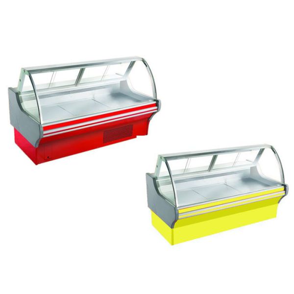 R404a Cold Deli Case Seafood Refrigeration Equipment Meat Showcase For Catering