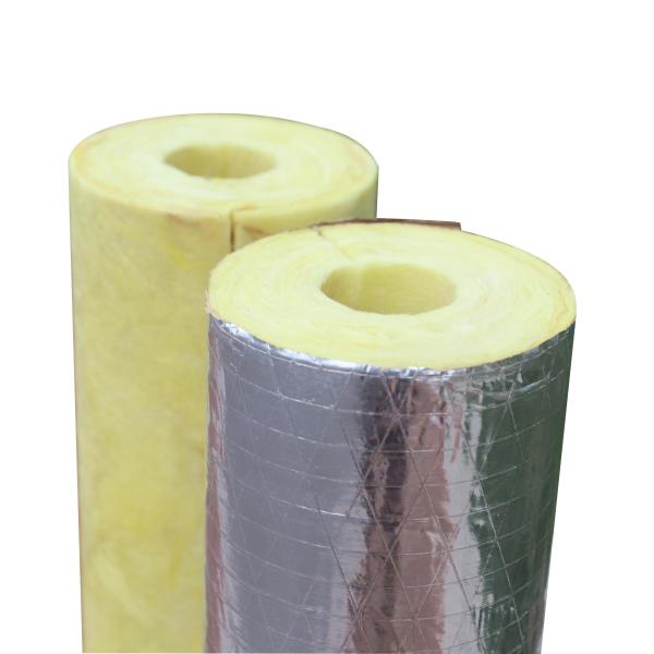 Insulation Material Fireproof Fiberglass Pipe Insulation For Heat And Sound