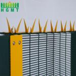 2.4M High Black Powder Coating Security Perimeter 358 Prison Fence Panel With