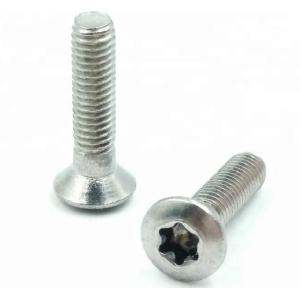 Stainless Steel Hexalobular Socket Head Cap Screw , Oval Countersunk Head