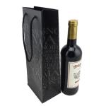 custom flocking blister gift box middle opened flocking blister wine box