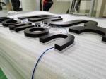 3d company name illuminated acrylic letter wall led store sign