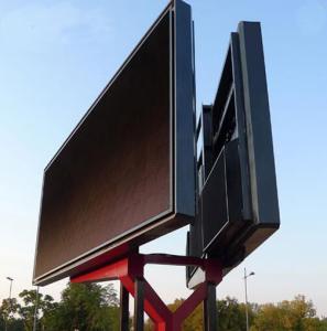China Small Trailer Mounted Double Sided LED Sign P6 P8 P10 , 6mm Pixel Pitch factory